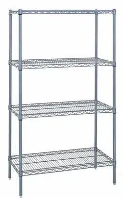 1248GY | 12" x 48" Gray Epoxy Shelving Unit