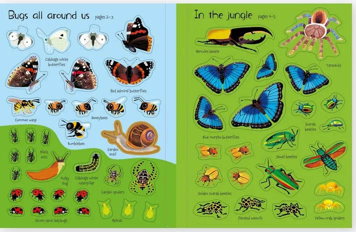 1st Sticker Book Bugs