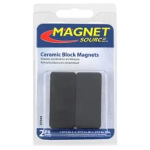 2-Piece Ceramic Block Magnets