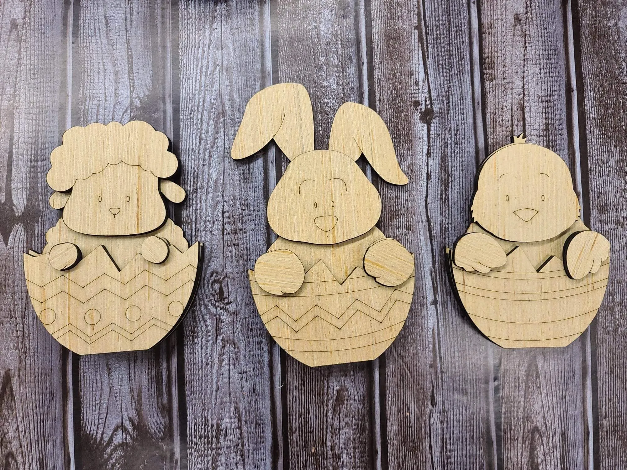 3 piece Easter diy Set without supplies