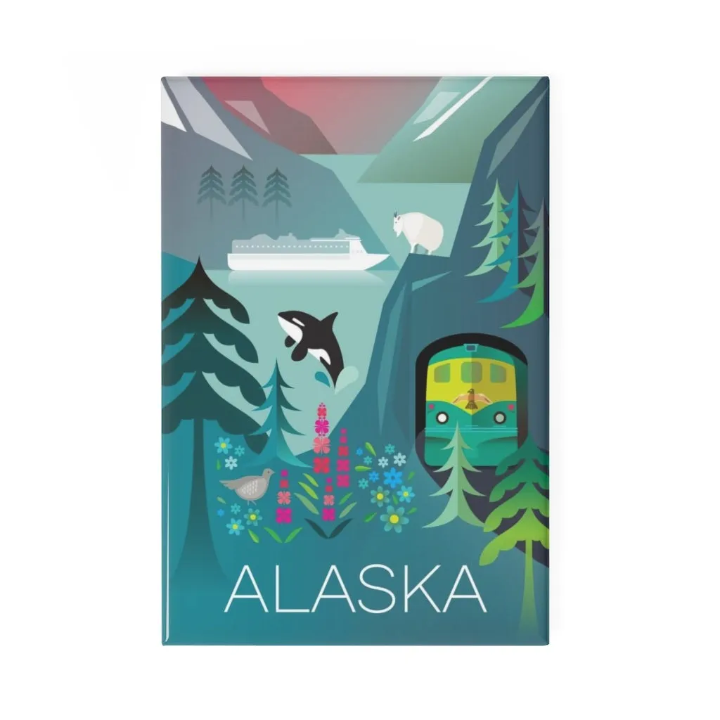 ALASKA REFRIGERATOR MAGNET