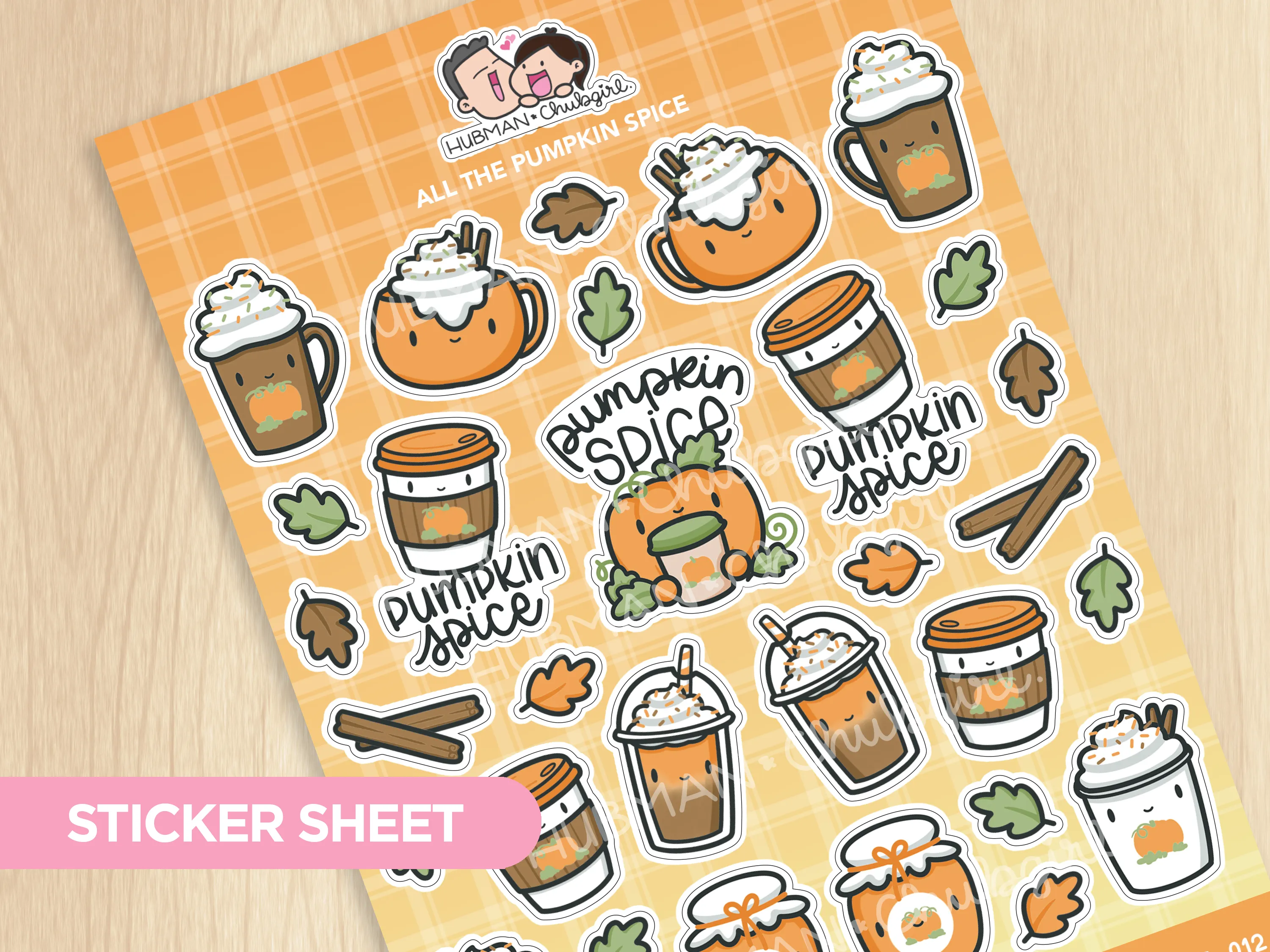 All the Pumpkin Spice Sticker Sheet