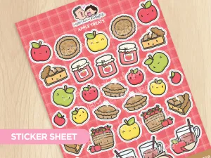 Apple Treats Sticker Sheet