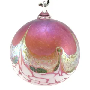 Artisan3 Ornament Shown In Punch Pink by The Furnace Glassworks