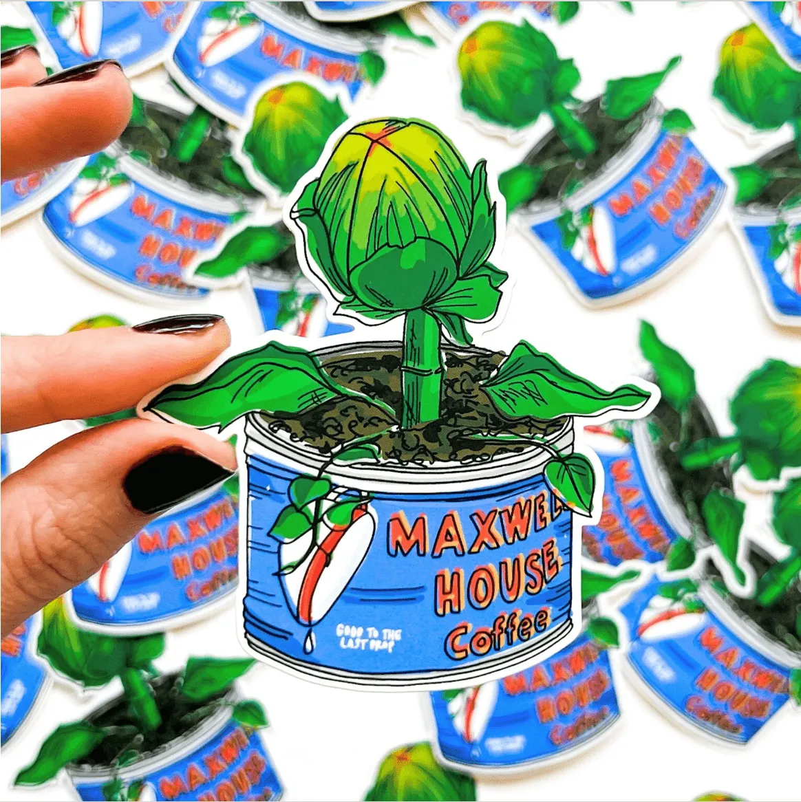 Audrey II Soft Matte Sticker