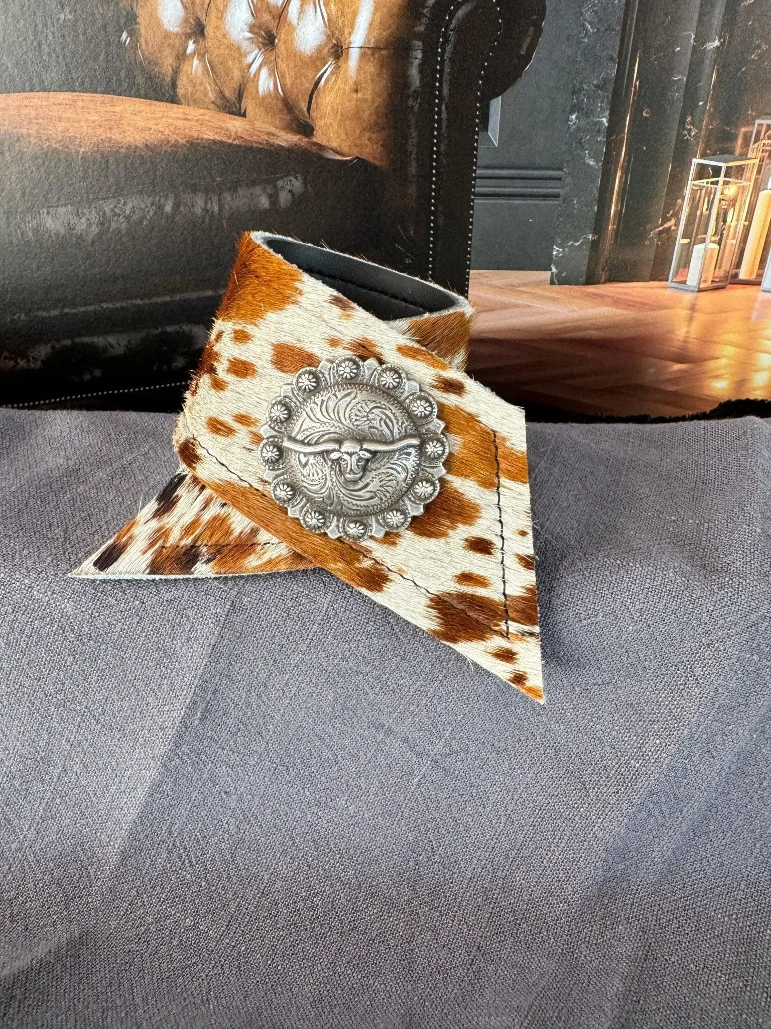 Best of the West Cowhide Western Napkin Rings