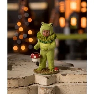 Bethany Lowe Dressed Up Frog Figurine