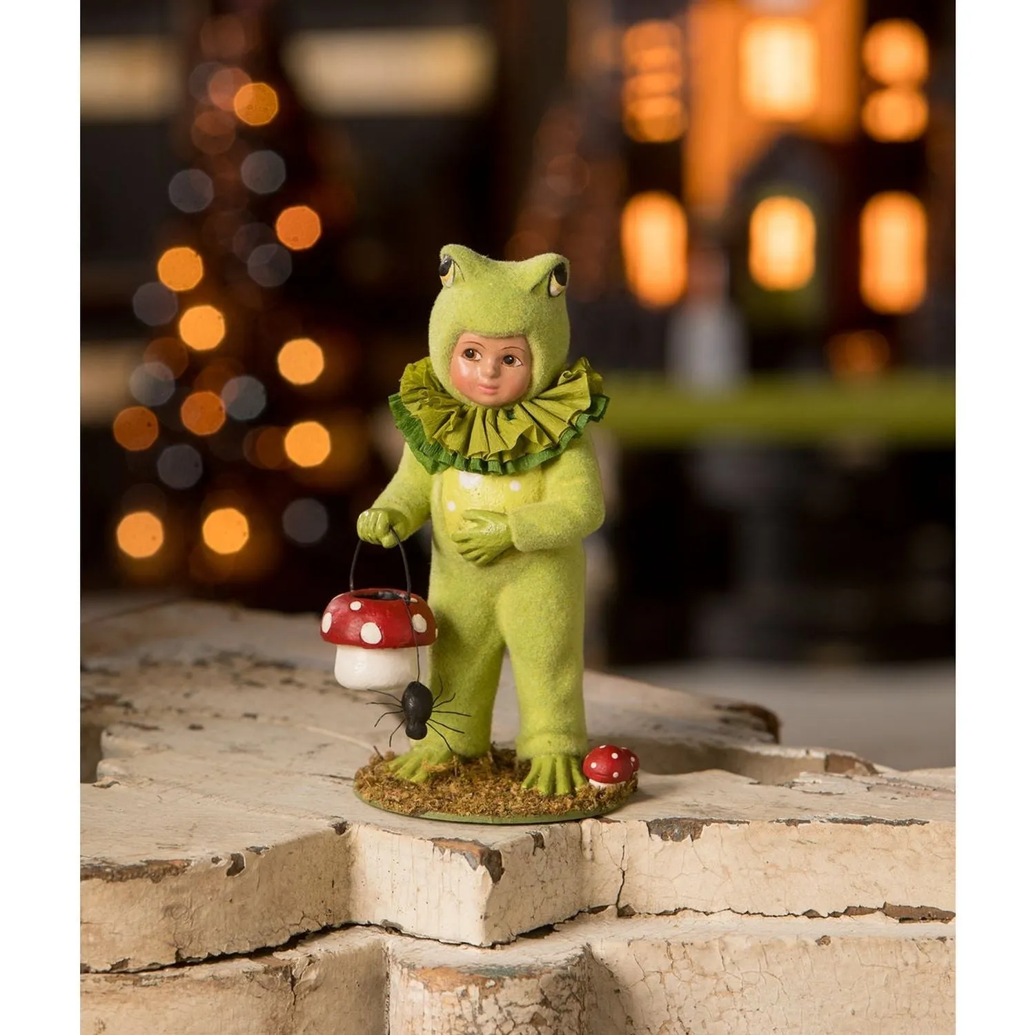 Bethany Lowe Dressed Up Frog Figurine