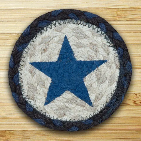 Blue Star Individual Coaster