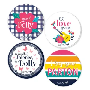 Bulk Dolly Parton Coasters (Case of 48)