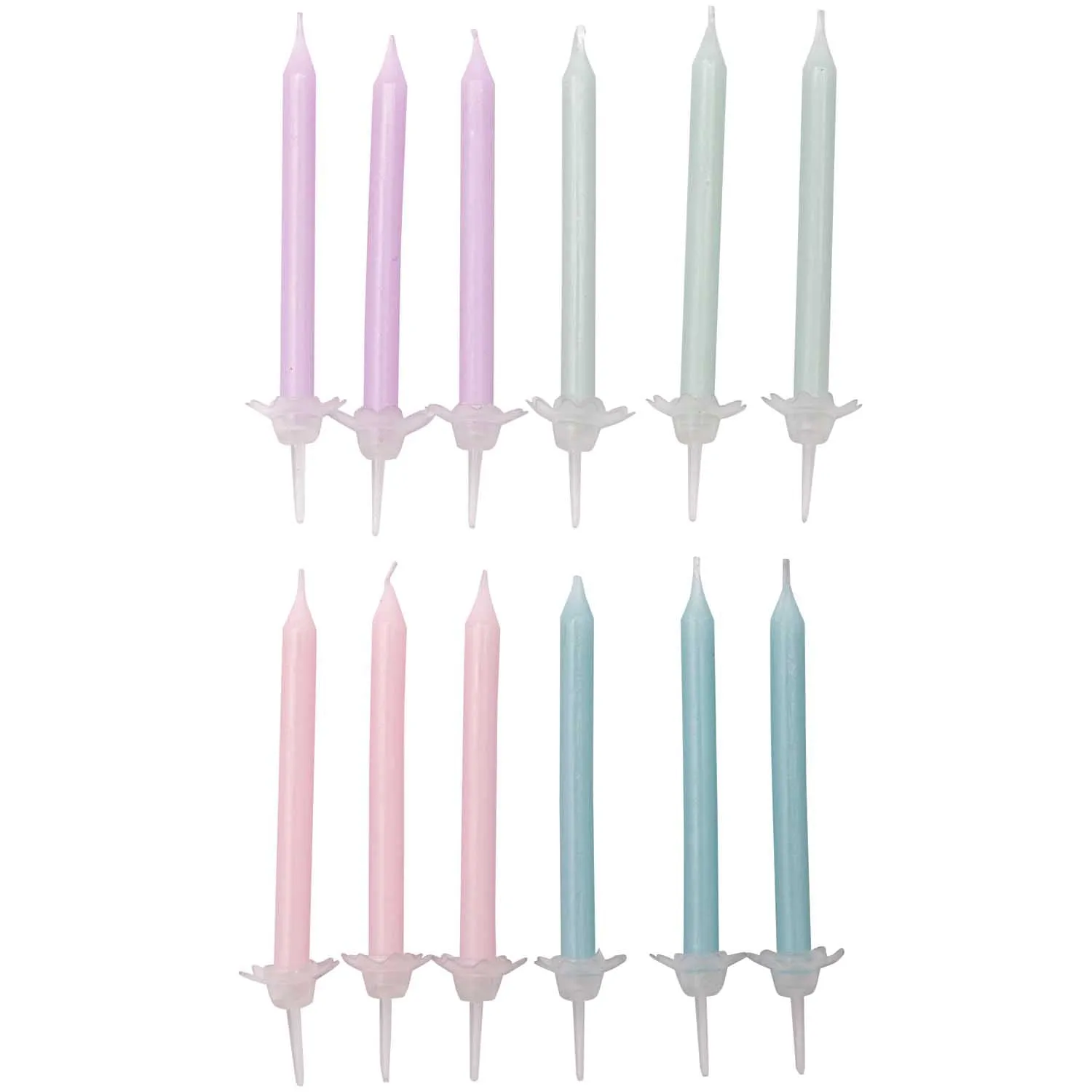 Candles Set ''Pastels'', Set of 24