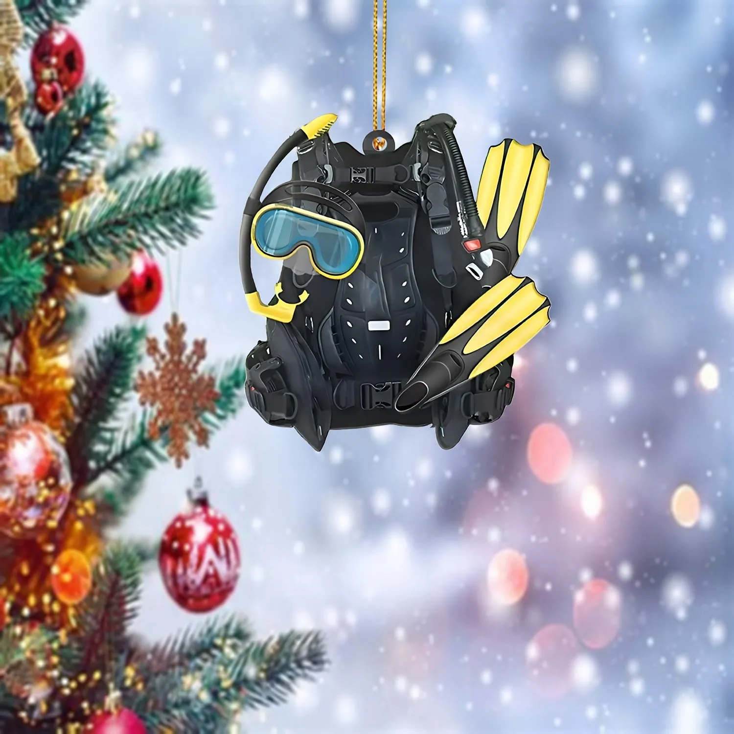 Car Hanging Ornament: Diving Suit