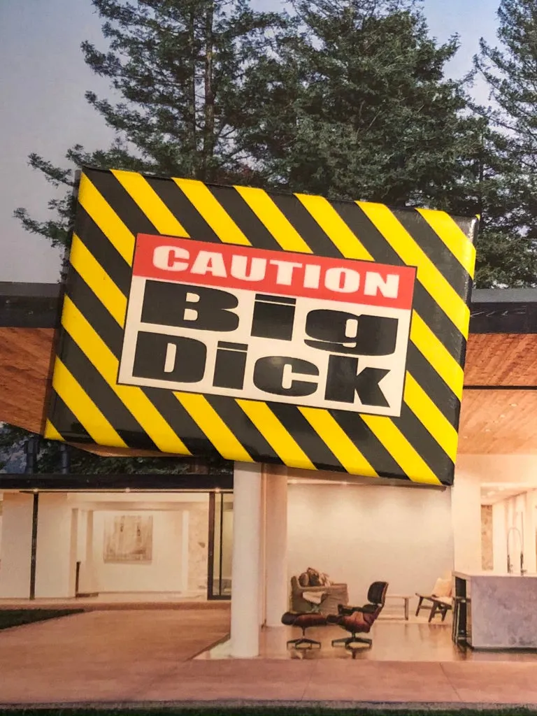 CAUTION BIG DICK Magnet