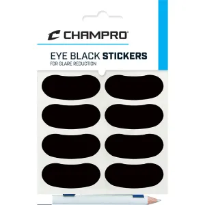 Champro Eye Black Stickers Single Pack ( 24 CT)