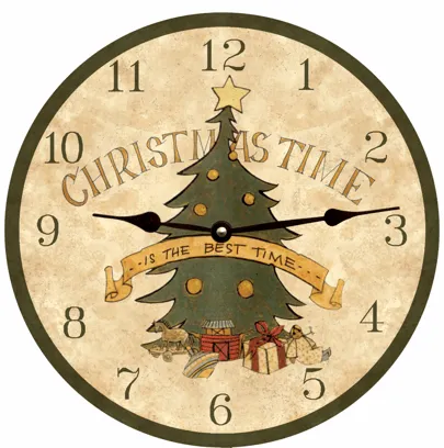 Christmas Time Clock