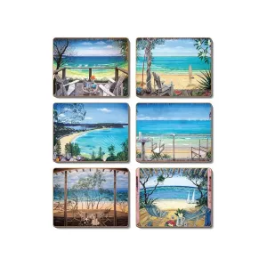 Coastal Verandas Coaster Set/6