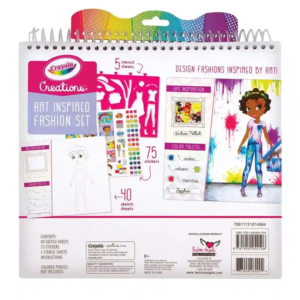 Crayola Creations Fashion Sketch Set