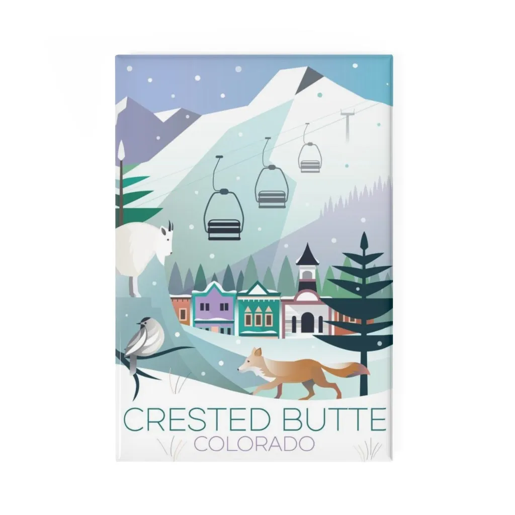 CRESTED BUTTE REFRIGERATOR MAGNET