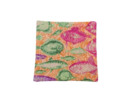 Criss Cross Coasters - Fish Orange Green Purple Pink