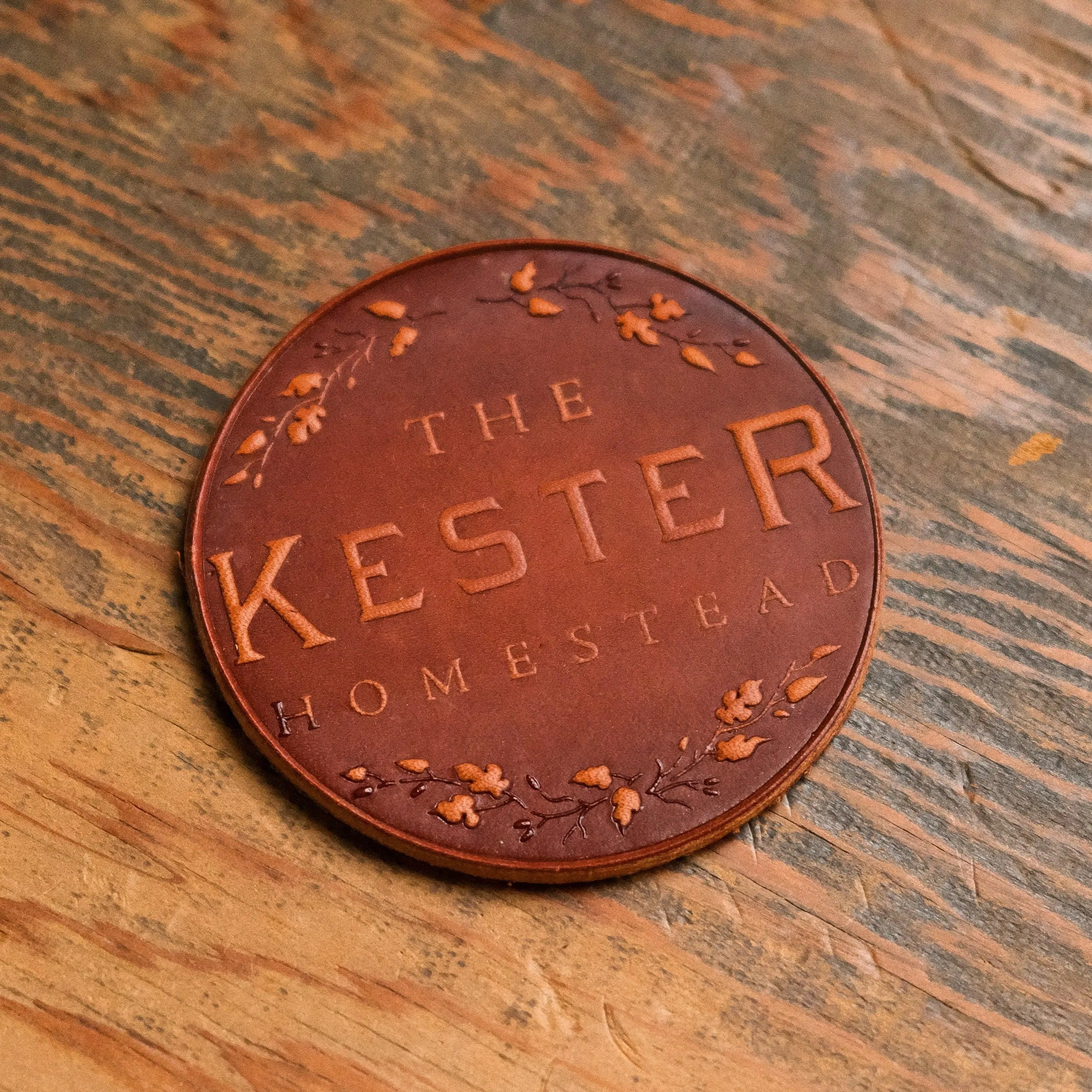 Custom Leather Coasters