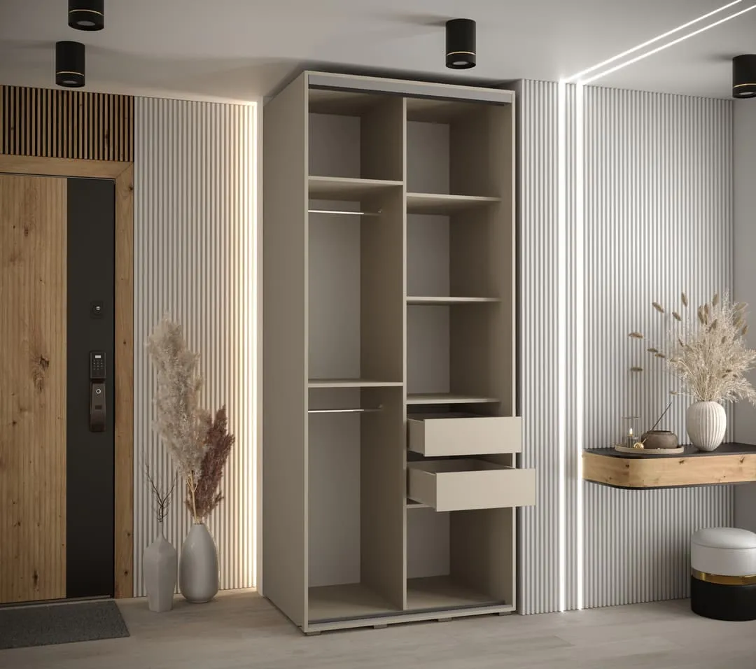 Dakota I Sliding Door Wardrobe 120cm