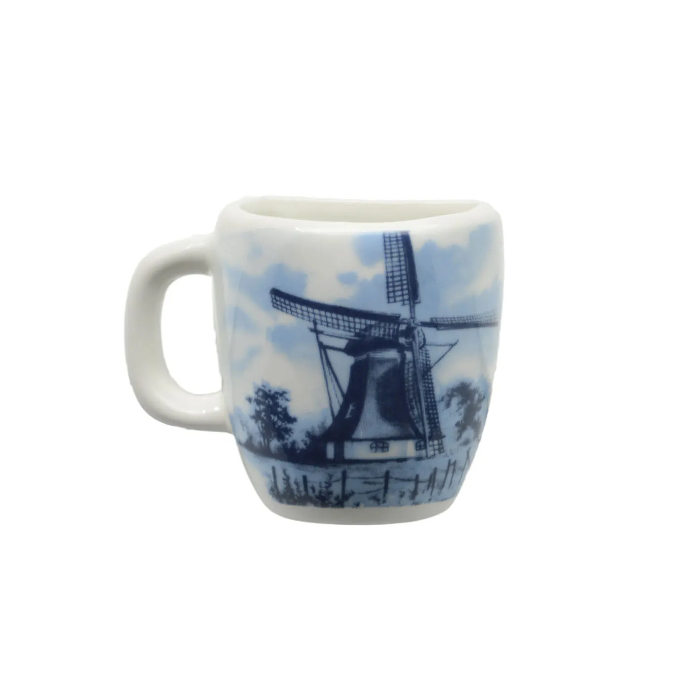 Dutch Windmill Scene Mug Magnets