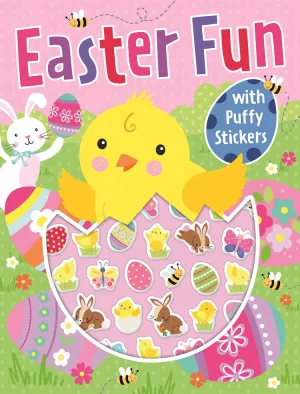 Easter Fun Puffy Sticker Colouring Book