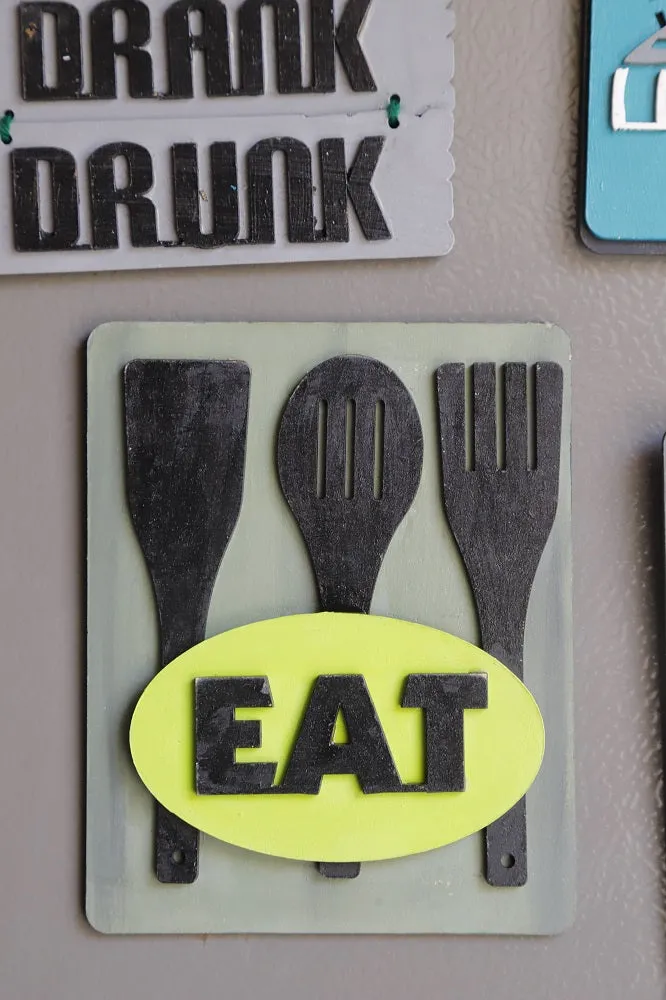 EAT Hand-Painted Fridge Magnet