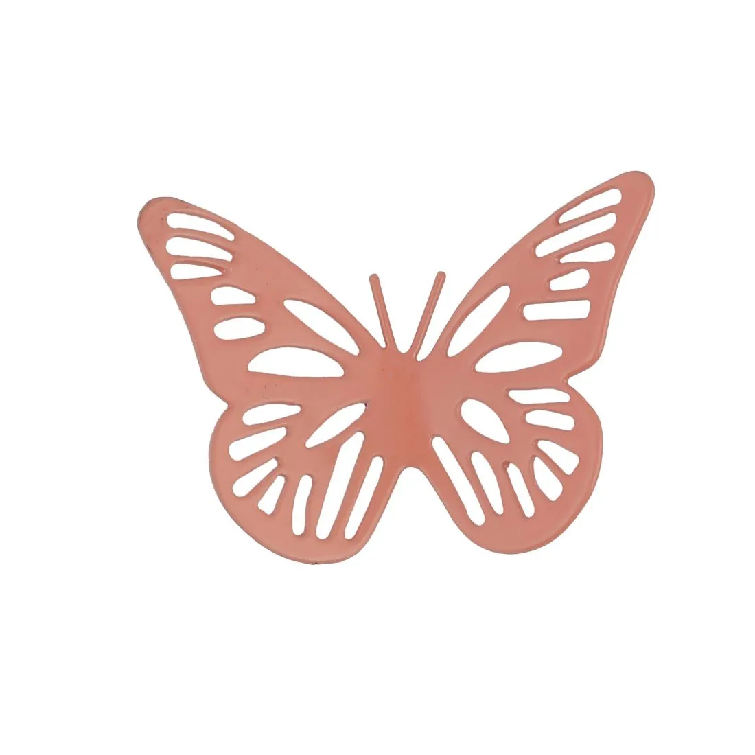 Elan Butterfly Fridge Magnet for Home | Kitchen | Office Deco |Colourful Decoration | Ideal for Cars, Refrigerators and Lockers | Large (Peach, Set of 2)