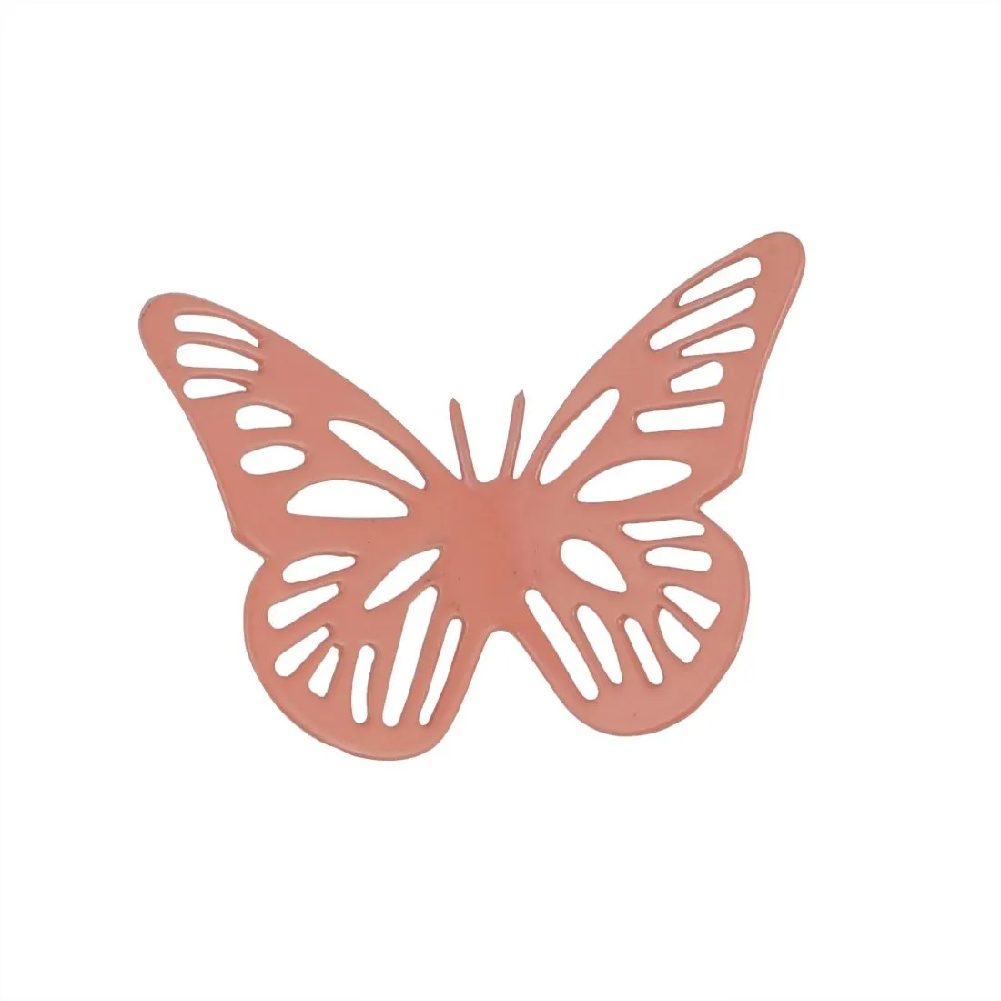 Elan Butterfly Fridge Magnet for Home | Kitchen | Office Deco |Colourful Decoration | Ideal for Cars, Refrigerators and Lockers | Large (Peach, Set of 2)