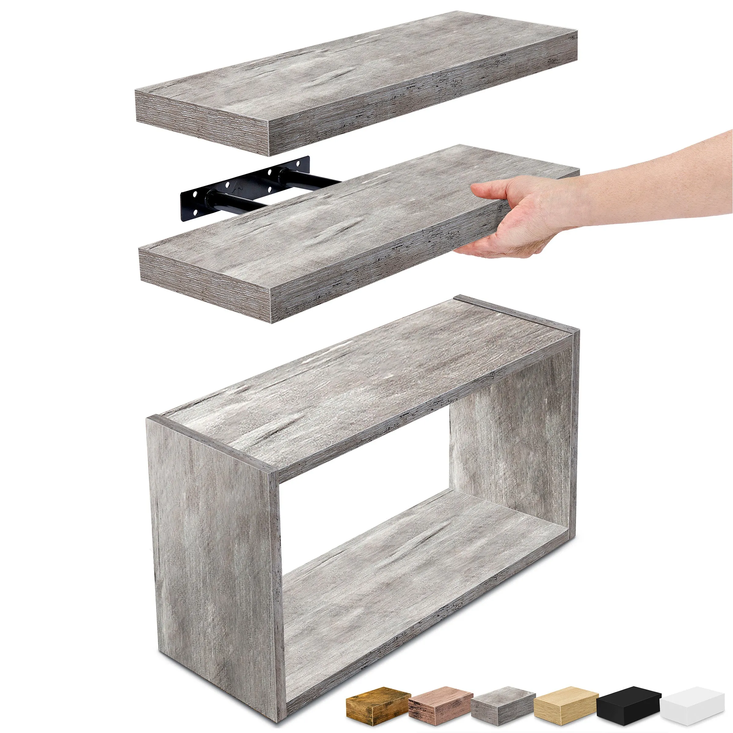 Floating Shelves for Wall (Set of 3)