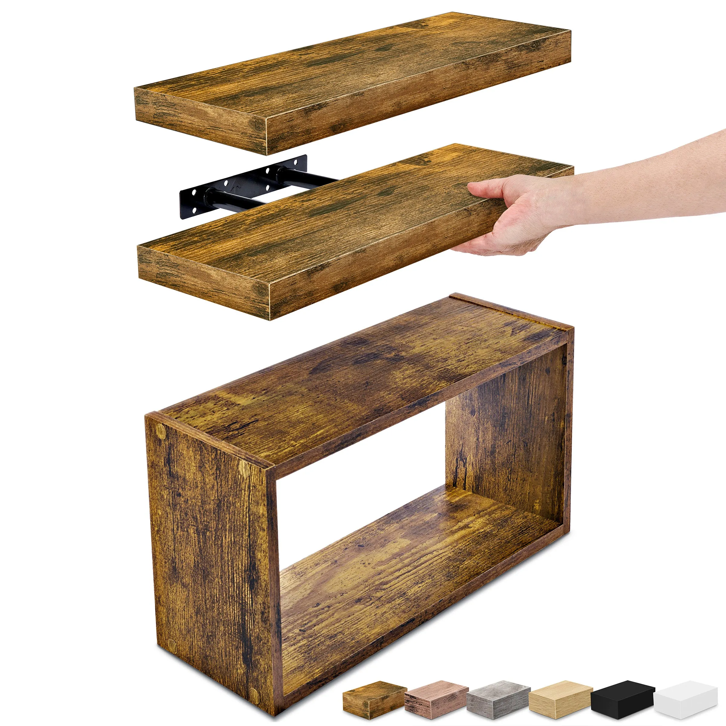 Floating Shelves for Wall (Set of 3)