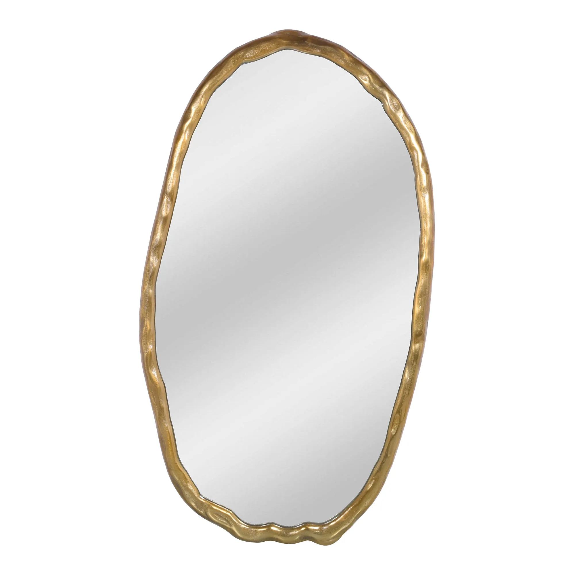 Foundry Mirror Oval Gold