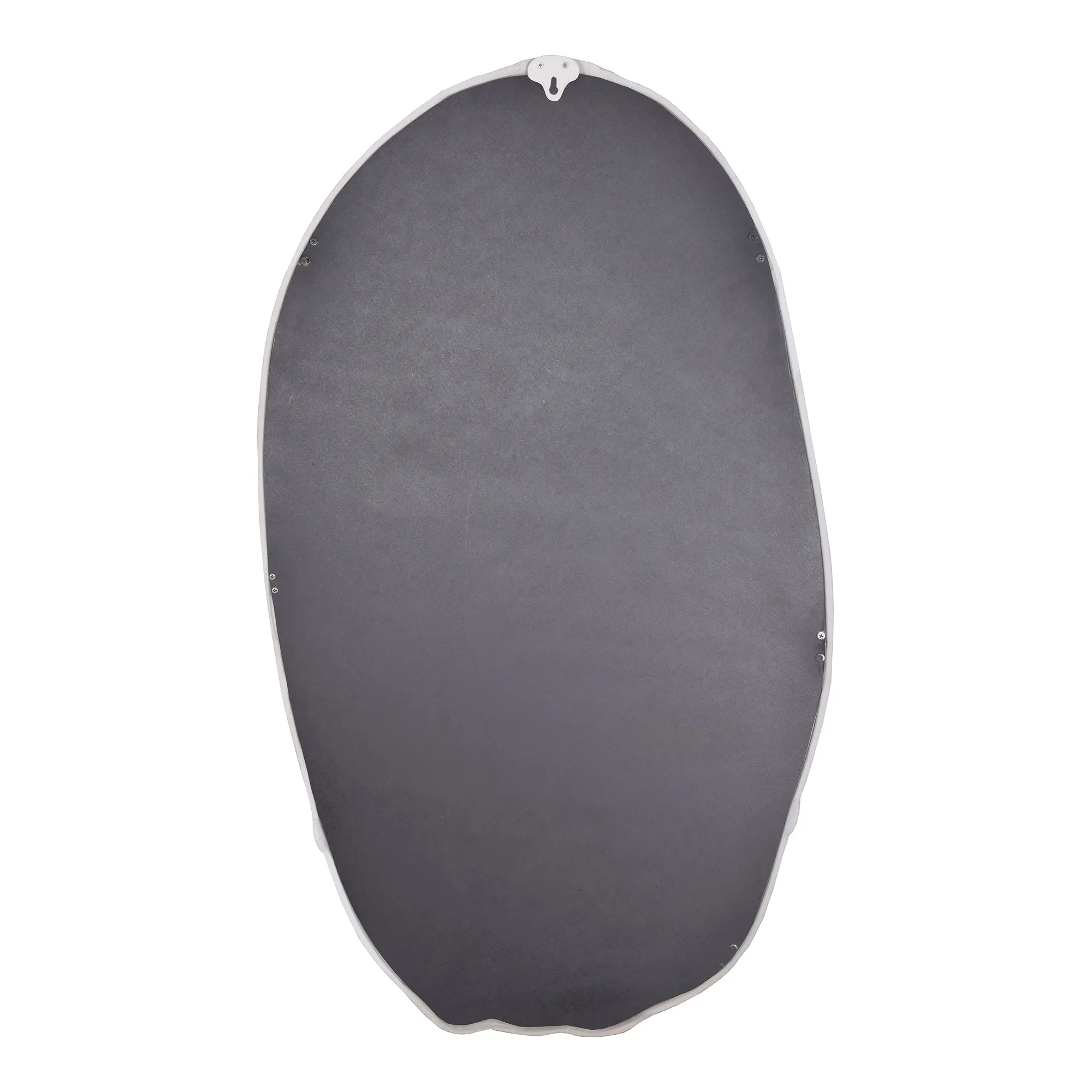 Foundry Mirror Oval White