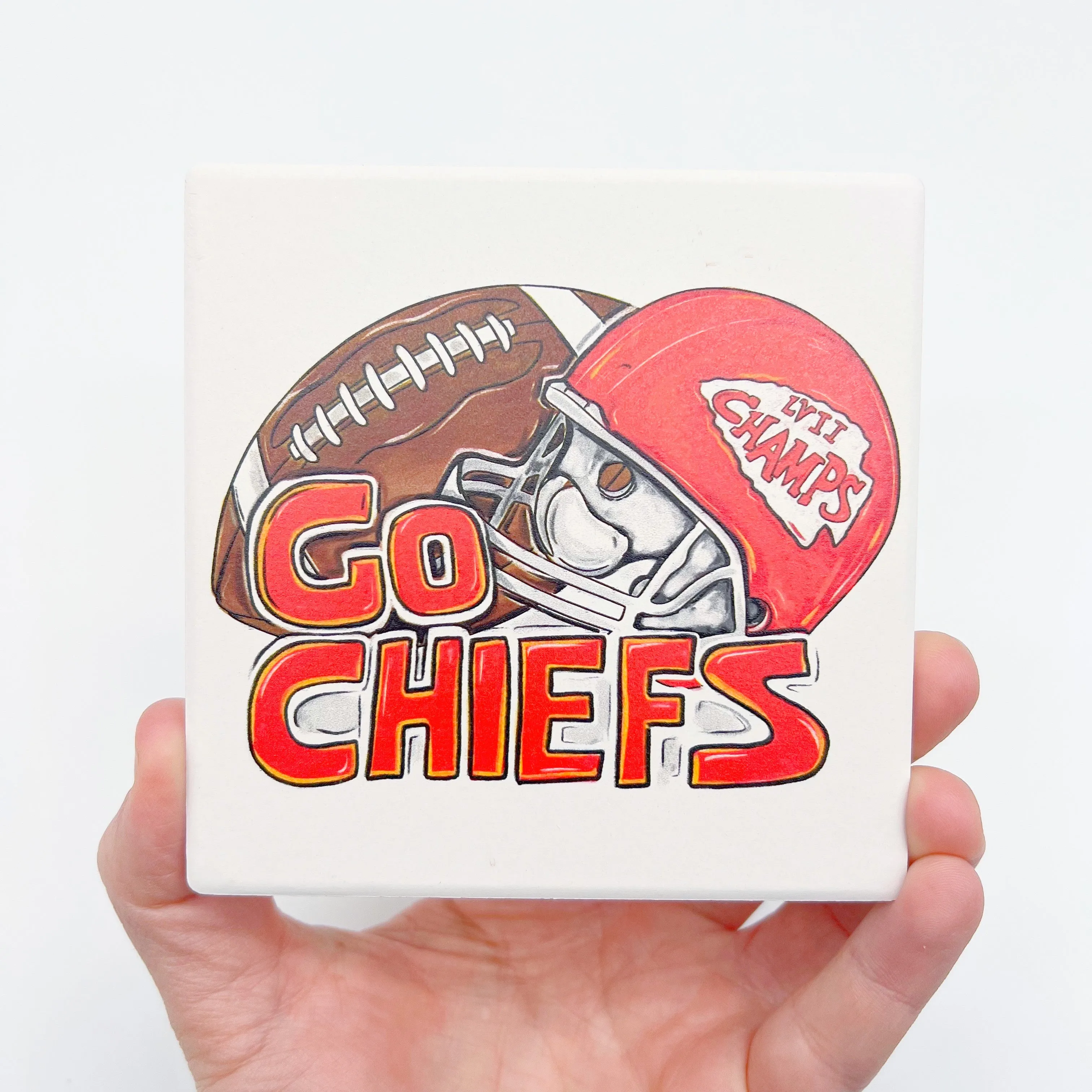 Go Chiefs Coaster - ONLINE EXCLUSIVE