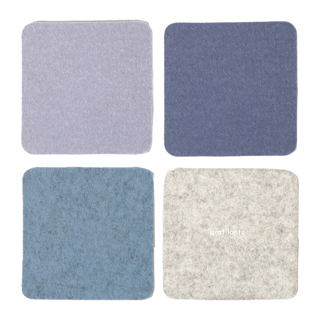 Graf Lantz Bierfilzl Square Felt Coaster – Brisk– 4pk