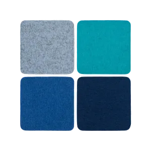 Graf Lantz Bierfilzl Square Felt Coaster – Ocean – 4pk