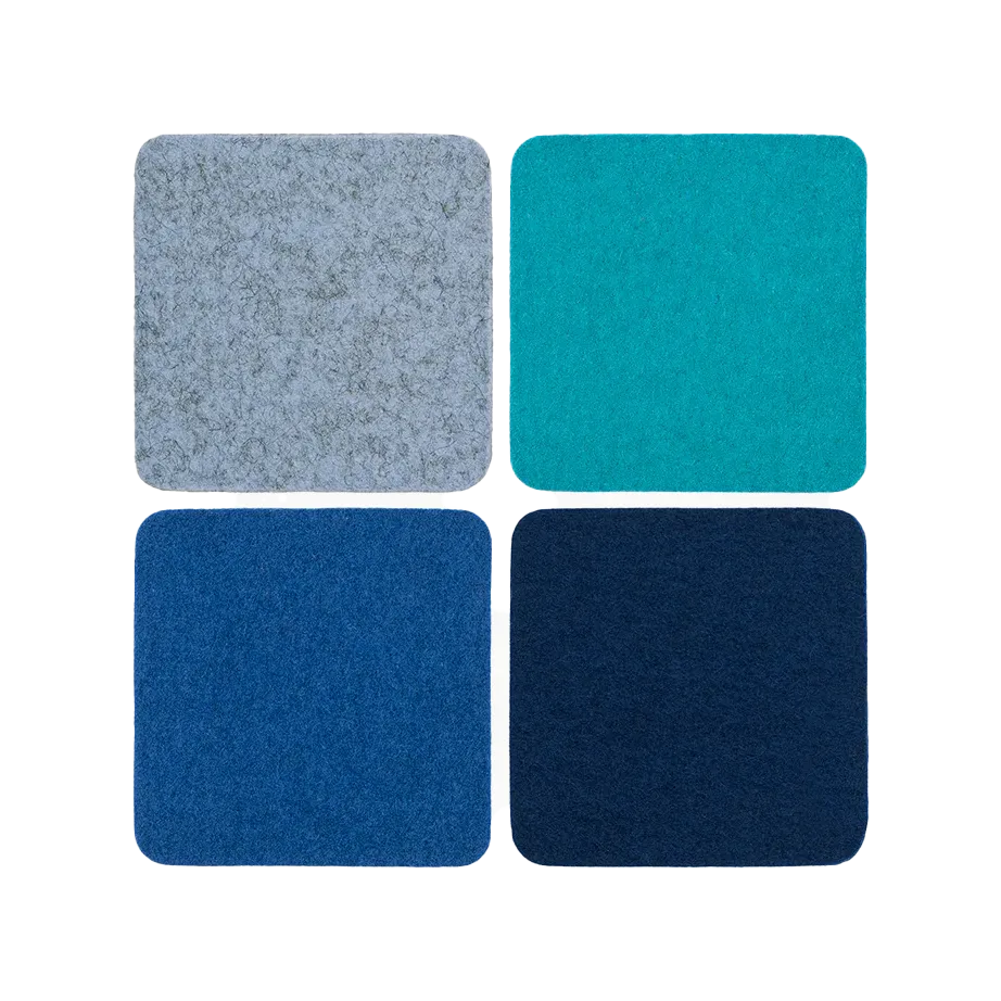 Graf Lantz Bierfilzl Square Felt Coaster – Ocean – 4pk