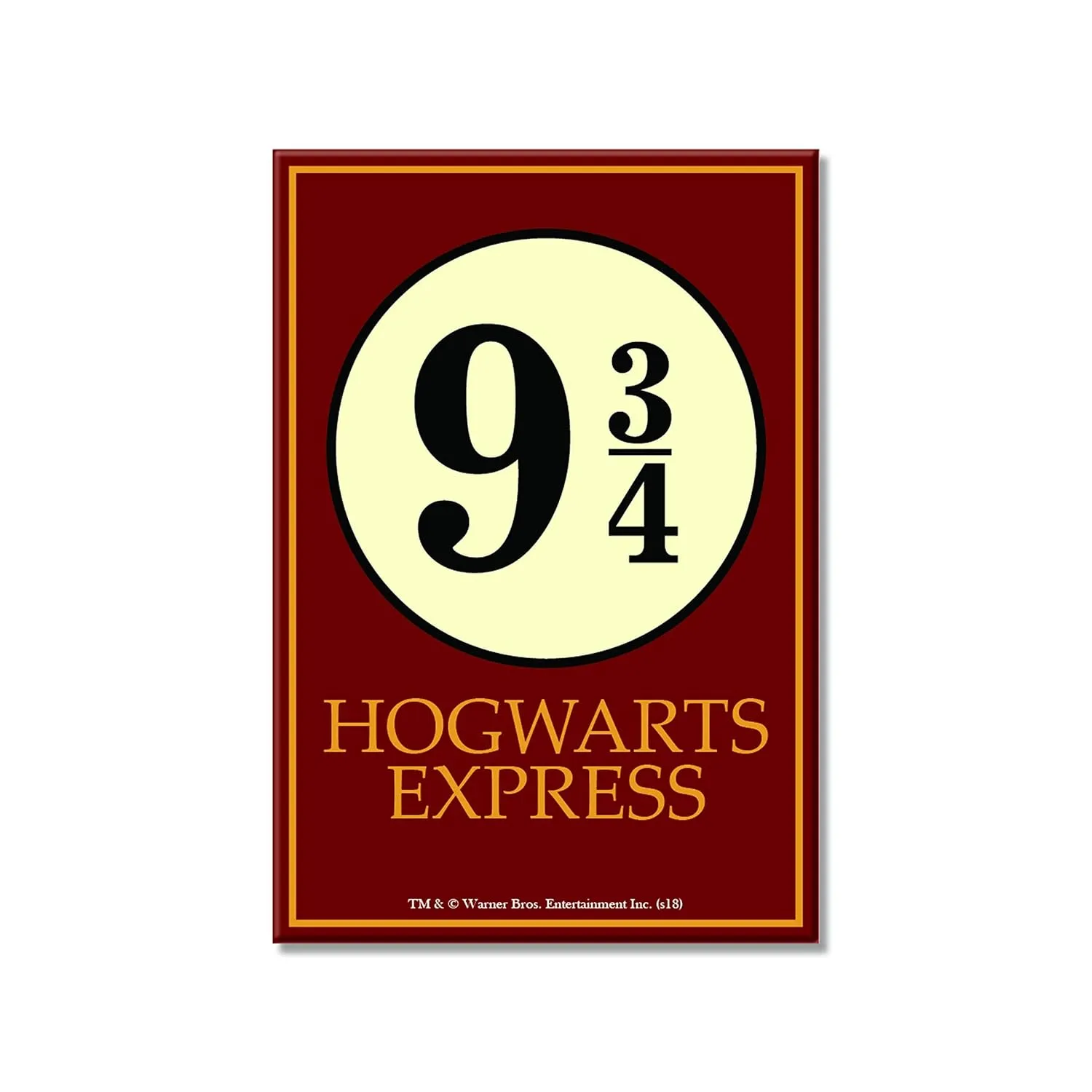 Harry Potter 9 3/4 Hogwarts Express Fridge Magnet