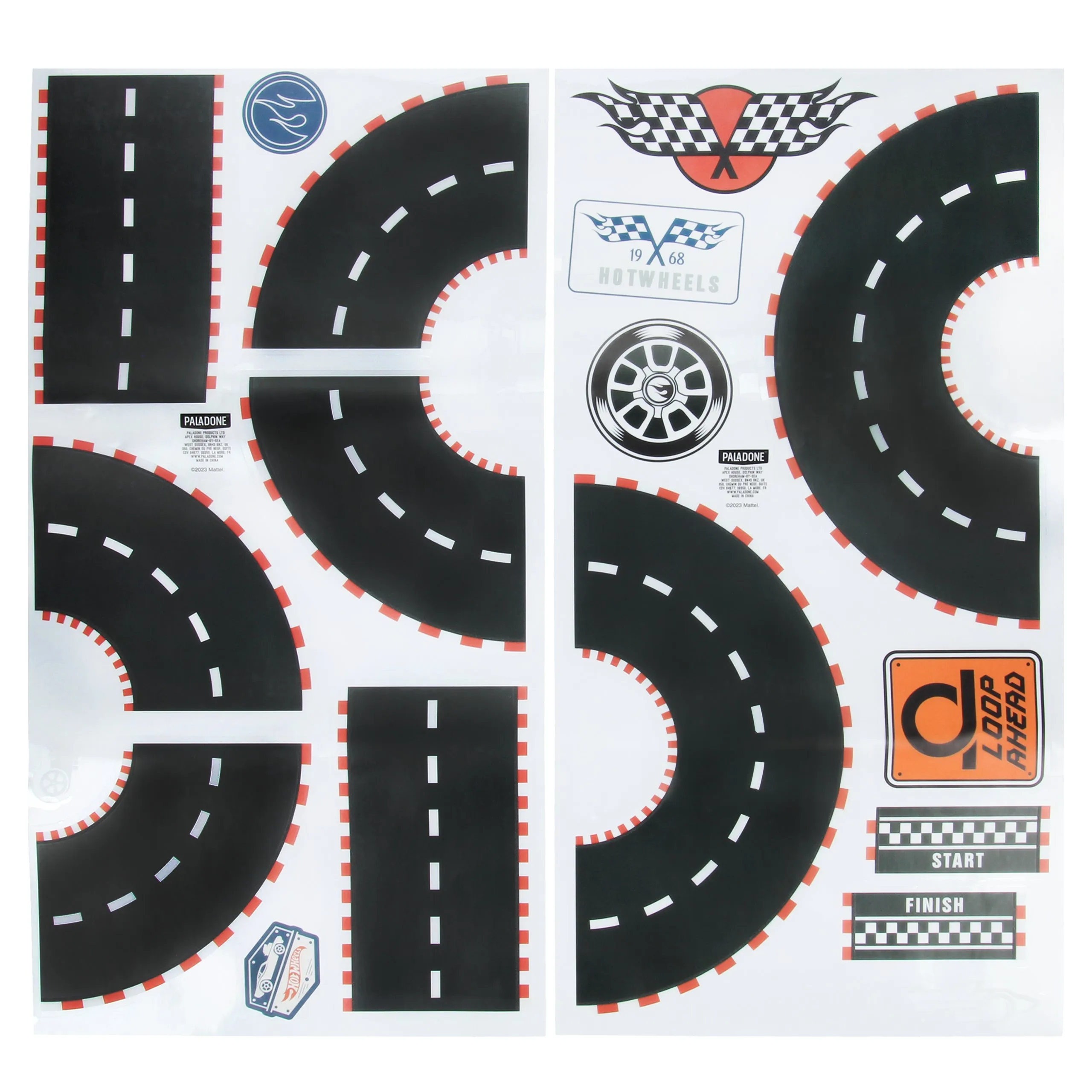 Hot Wheels Wall Decals