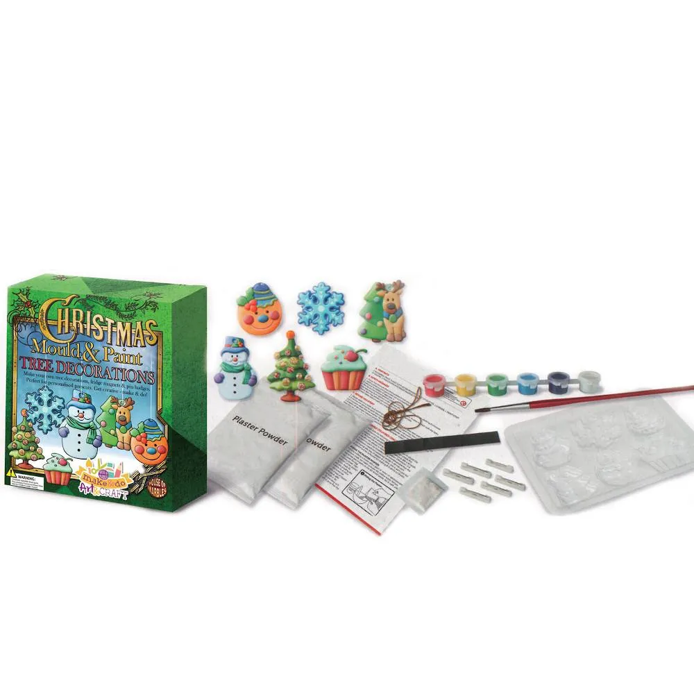 House of Marbles Mould & Paint Christmas Decoration Kit