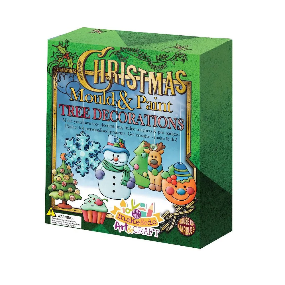 House of Marbles Mould & Paint Christmas Decoration Kit