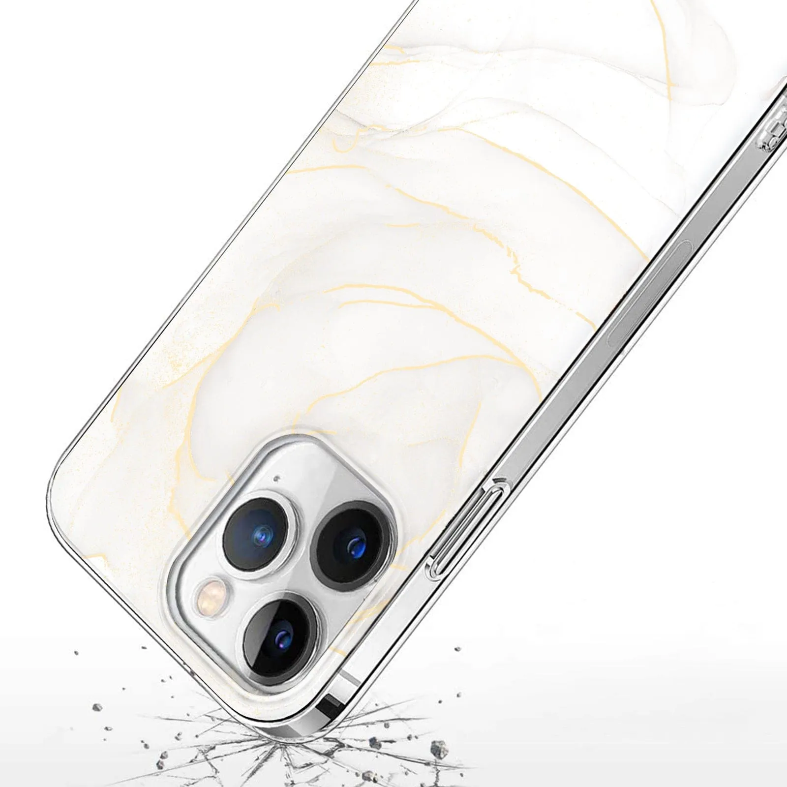 Inspire Series White Marble Case - iPhone 15 Pro Max - CP00476