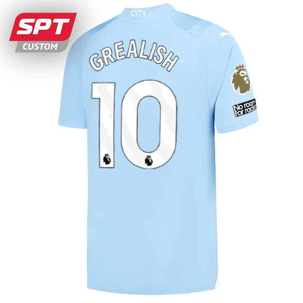 Jack Grealish #10 Manchester City Adults Home Jersey - 2023/24