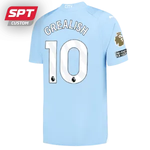 Jack Grealish #10 Manchester City Adults Home Jersey - 2023/24