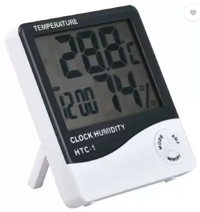 Kadio Digital White Clock