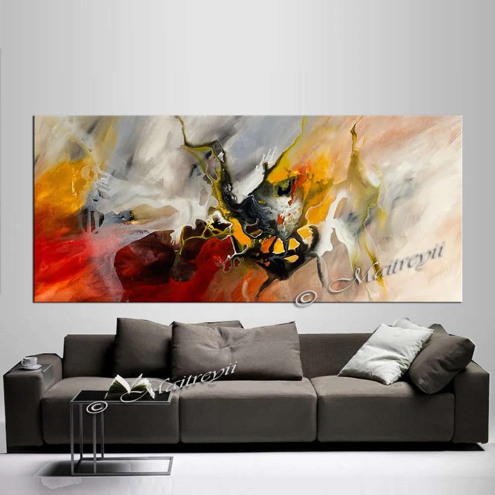 Large Modern Art Oil Painting on Canvas - Modern Wall Art Amazing Abstract 4