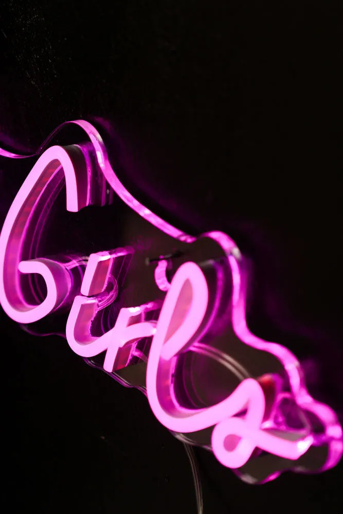 Let's Go Girls Neon Wall Light