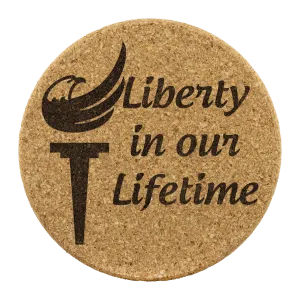 Liberty in Our Lifetime Alaska LP Cork Coasters