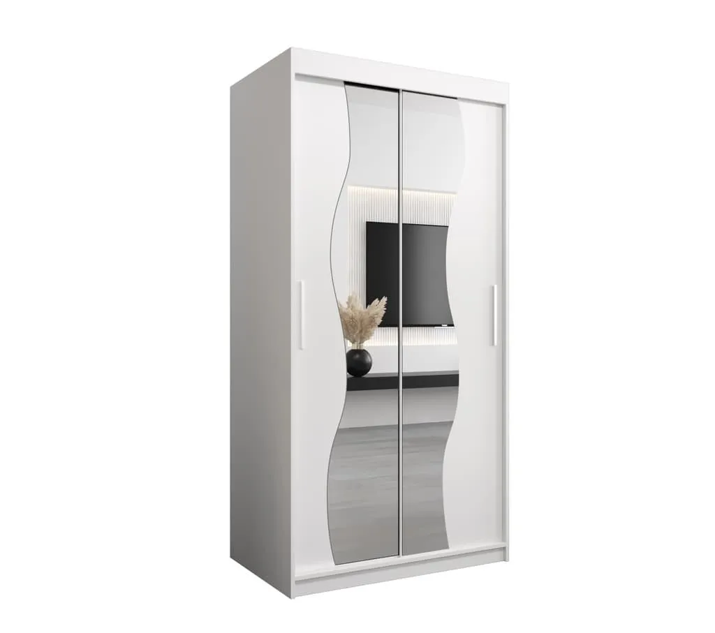 Madrid Sliding Door Wardrobe 100cm